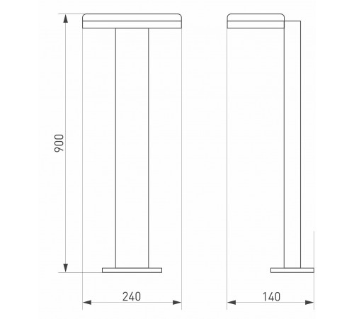 Наземный высокий светильник Arlight 029978 Tent