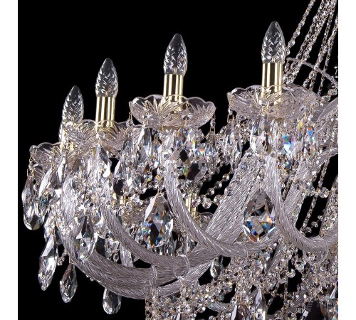 Подвесная люстра Bohemia Ivele Crystal 1411/24/530/G 1411