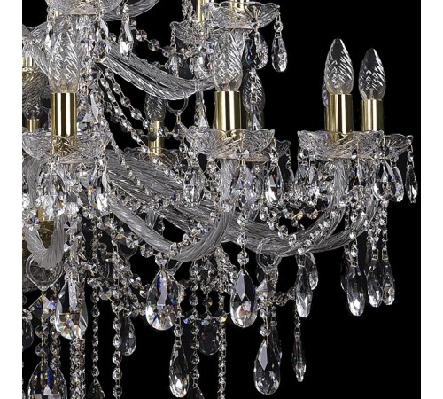 Подвесная люстра Bohemia Ivele Crystal 1415/16+8+4/400/XL-185/2d/G 1415