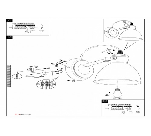 Спот Eglo 49468 Priddy