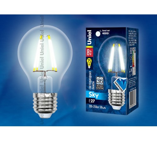 Лампа светодиодная Uniel UL-00001372 CL PLS02WH