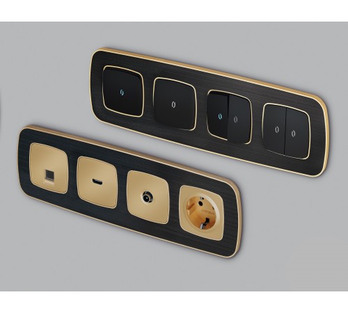 Рамка на 3 поста Ambrella Volt OF640543 Coint