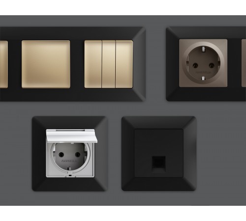 Рамка на 3 поста Ambrella Volt AF110703 Line