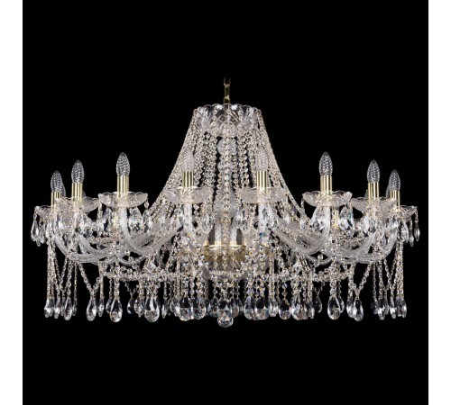 Подвесная люстра Bohemia Ivele Crystal 1413/18/400/G 1413