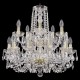 Подвесная люстра Bohemia Ivele Crystal 1402/10+5/195/2d/G 1402