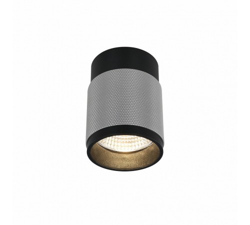 Накладной светильник iLedex 1955-10W-3000K-36 BK+SL Delta