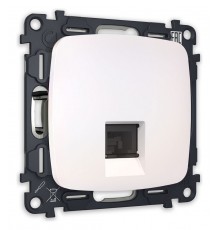 Розетка Ethernet RJ-45 и со шторками, без рамки Ambrella Volt MO212010 Quant