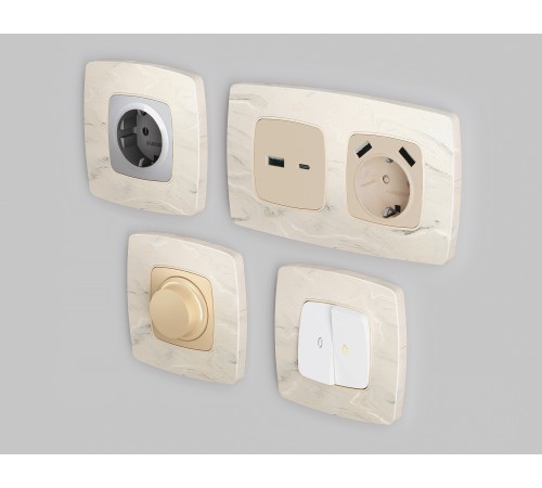 Рамка на 3 поста Ambrella Volt OF940603 Opera