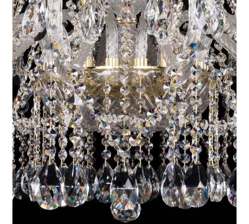 Подвесная люстра Bohemia Ivele Crystal 1413/18/400/G 1413