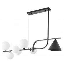 Светильник на штанге LUMINA DECO LDP 7036-7 BK+WT AMADEO