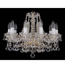 Подвесная люстра Bohemia Ivele Crystal 1413/10/165/G/Balls 1413