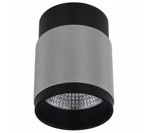 Накладной светильник iLedex 1955-10W-3000K-36 BK+SL Delta