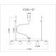 Подвесной светильник Moderli V3081-5P Sector
