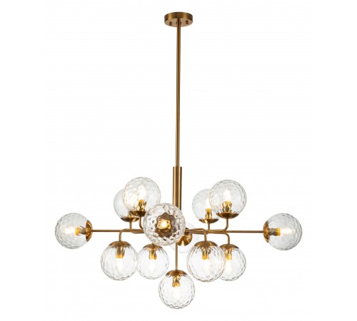 Люстра на штанге Indigo 11008/13P Brass Cocoon