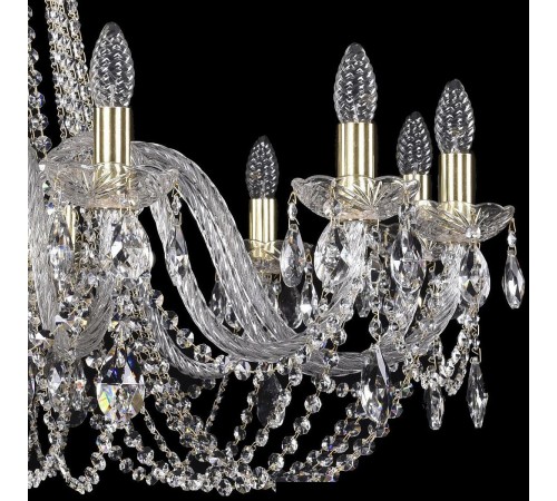 Подвесная люстра Bohemia Ivele Crystal 1402/12/360/G 1402