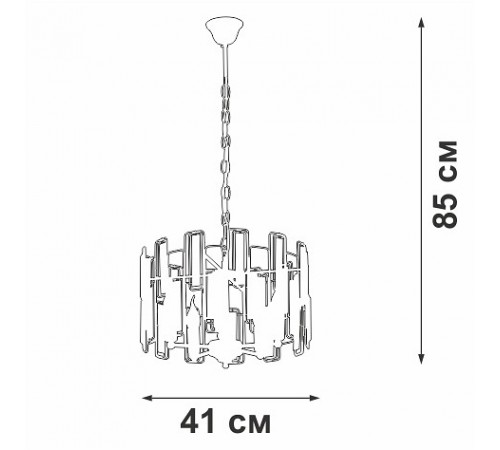 Подвесная люстра Vitaluce V5830-1/5 V5830