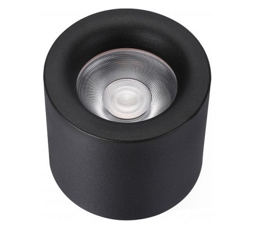 Накладной светильник iLedex 113-12W-D100-3000K-24DG-BK Metrica