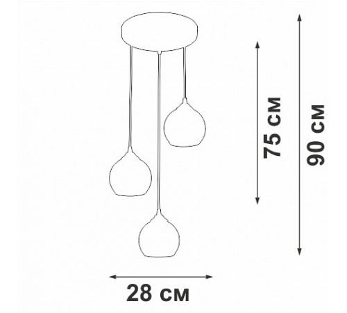 Подвесной светильник Vitaluce V3785-0/3S V3785