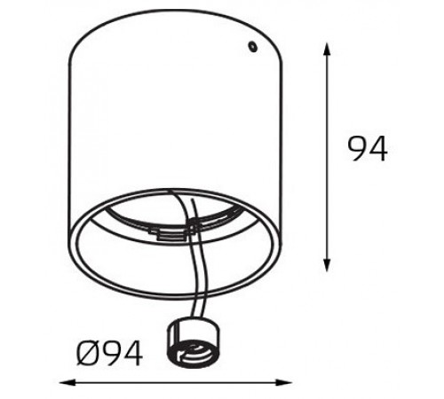 Накладной светильник Italline SKY black SKY