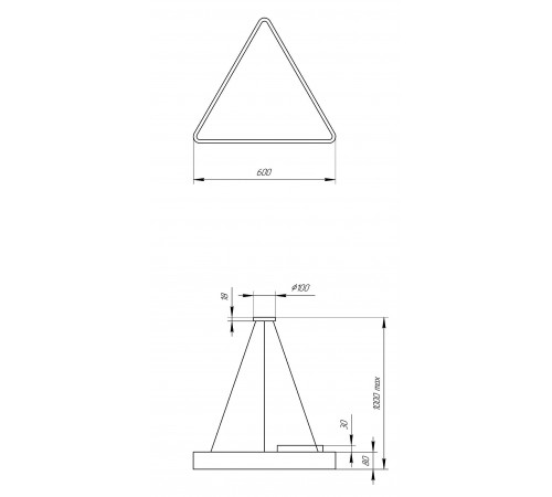 Подвесной светильник Эра Б0050575 Delta