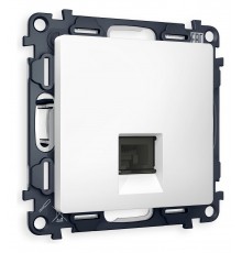 Розетка Ethernet RJ-45 и со шторками, без рамки Ambrella Volt MA132010 Quant