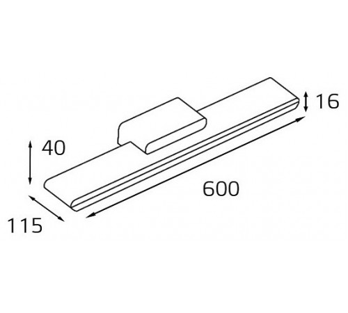 Подсветка для зеркала Italline IT01-1088/60 white IT01-1088