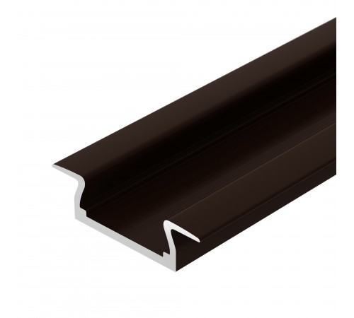 Профиль встраиваемый Arlight 017655 MIC-F-2000 ANOD Brown Deep