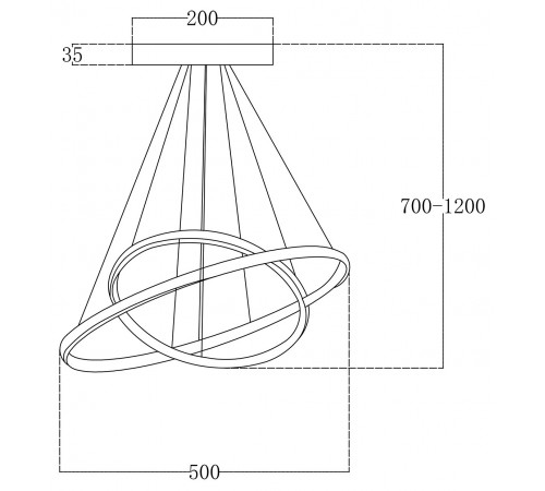 Подвесной светильник Escada 10228/2LED Euler