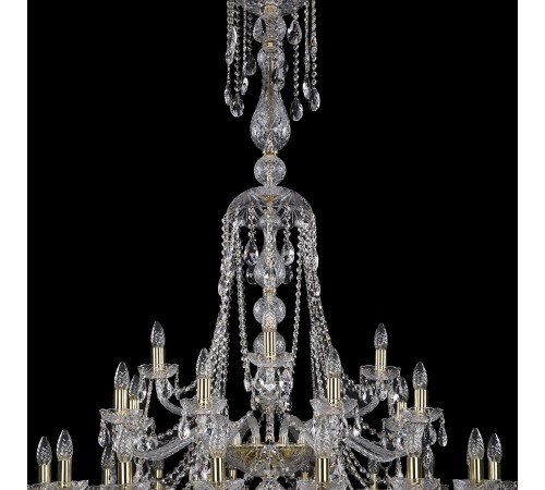 Подвесная люстра Bohemia Ivele Crystal 1415/16+8+4/400/XL-185/2d/G 1415