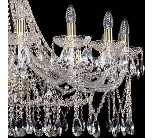 Подвесная люстра Bohemia Ivele Crystal 1413/18/400/G 1413