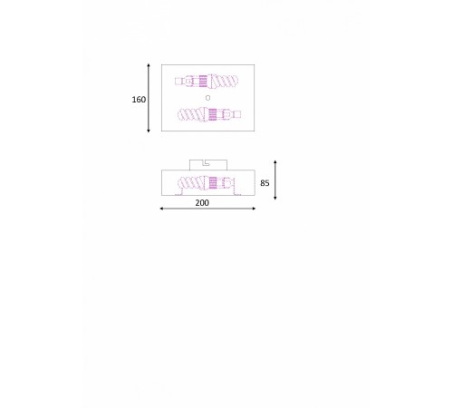 Накладной светильник Lucide 12219/02/30 Ovalis