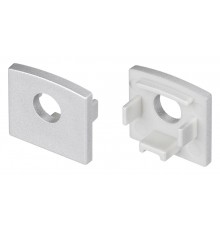 Набор заглушек для профиля с отверстием Arlight 046078 LINE