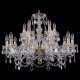 Подвесная люстра Bohemia Ivele Crystal 1411/10+5/240/G/Leafs 1411