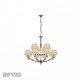 Подвесная люстра iLamp 85125/8+4 CR Vivaldi