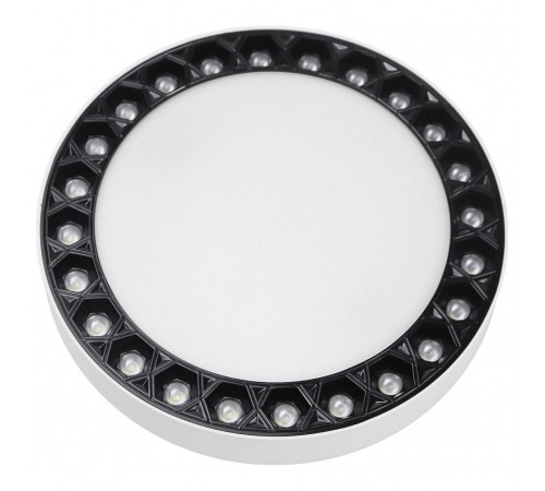 Накладной светильник iLedex 5552-24W-D165-3/4K-WH+BK Mercury