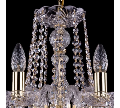 Подвесная люстра Bohemia Ivele Crystal 1402/10/240/G/Balls 1402