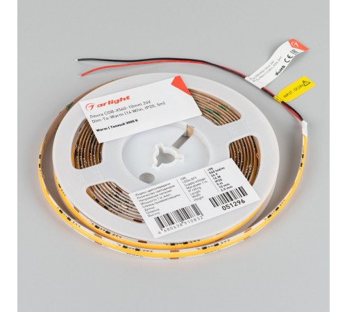 Лента светодиодная Arlight 051296 COB-X560-10mm