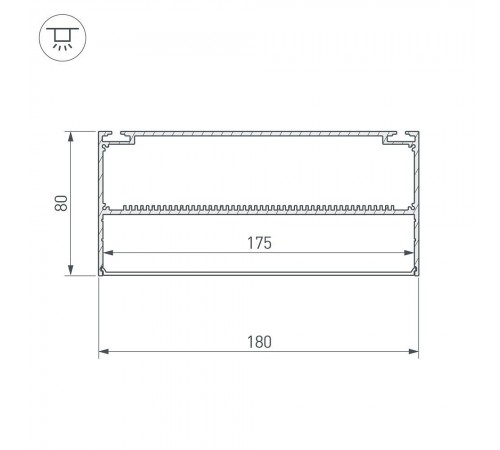 Короб подвесной Arlight 027921 ARH-POWER