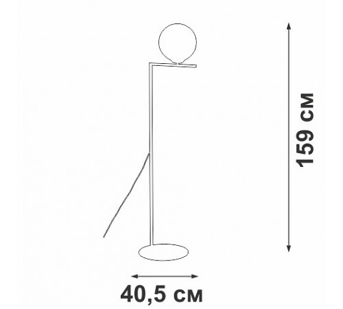 Торшер Vitaluce V3033-1/1P V3033