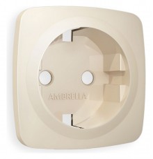 Накладка для розетки с заземлением Ambrella Volt OP3260 Quant