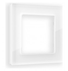 Рамка на 1 пост Ambrella Volt AF330101 Platos Стекло органическое