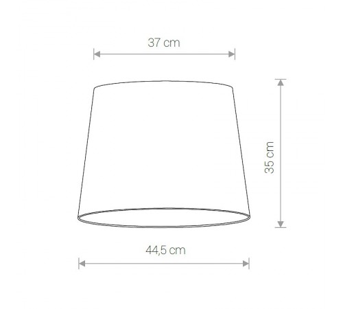 Плафон текстильный Nowodvorski 8413 Cameleon Cone M WH
