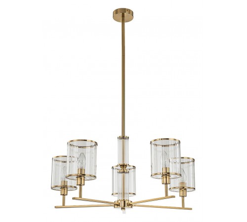 Люстра на штанге Indigo 13022/5R Brass Dante