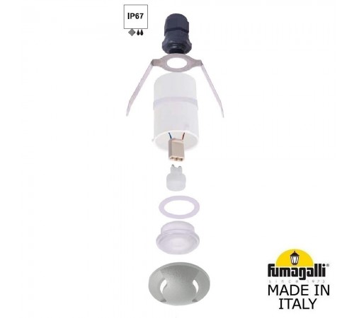 Встраиваемый в дорогу светильник Fumagalli 2L2.000.000.LXZ1L Teresa