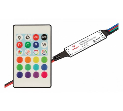 Контроллер-регулятор цвета RGB с пультом ДУ Arlight 031594 SMART