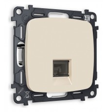 Розетка телефонная RJ-11 со штрокой, без рамки Ambrella Volt MO332030 Quant