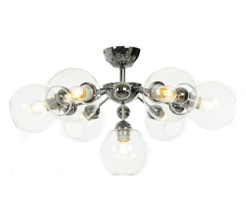 Люстра на штанге LUMINA DECO LDC 8040-7 CHR+PR Devoli