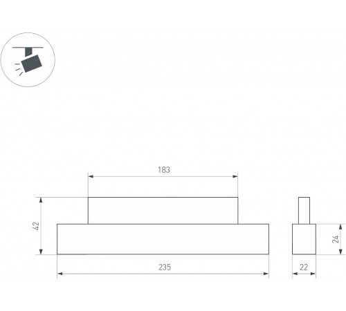 Накладной светильник Arlight 051734 MAG-ORIENT