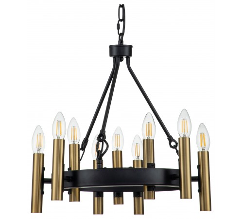 Подвесная люстра Indigo 13009/9P Black Cero