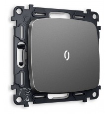 Выключатель проходной одноклавишный с подсветкой без рамки Ambrella Volt MO652035 Quant